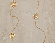 Lotus Flower Necklace in Gold Julia Failey Jewelry